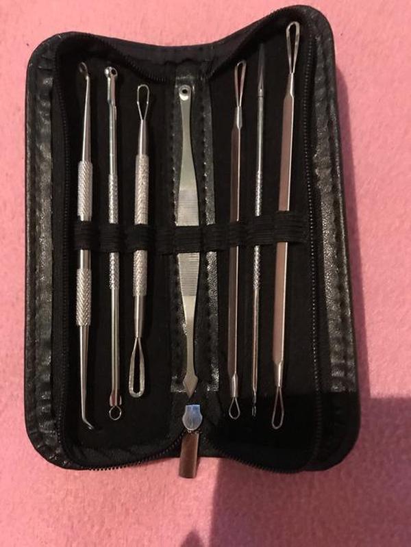 Dr Pimple Popper Tool - 8 Pcs Blackhead Extractor photo review