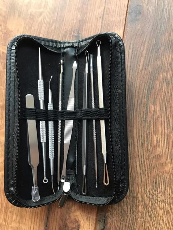 Dr Pimple Popper Tool - 8 Pcs Blackhead Extractor photo review