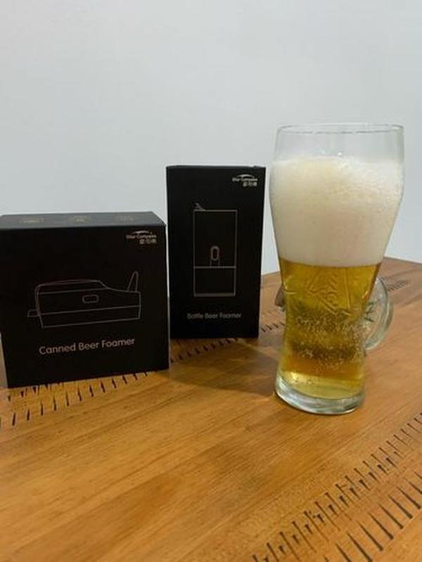 Draft Beer Machine Foam At Home Portable Drinking Bubbler photo review