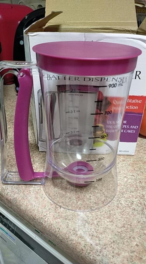 Easy Baking Batter Dispenser For Cupcakes Pancakes Cookies Muffins Baking Tool photo review