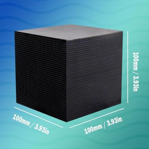 Eco-Aquarium Water Purifier Cube, Cube Honeycomb Activated Carbon Fish Tank Water Purification Filter