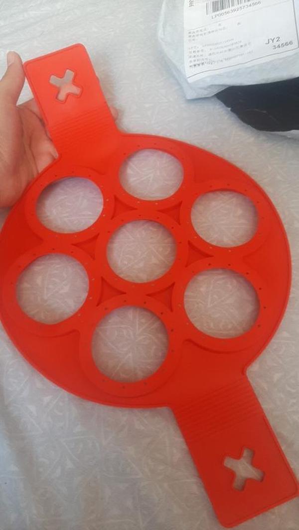 Egg Ring Mold - Nonstick Pancake Maker - Silicone Egg Cooker photo review