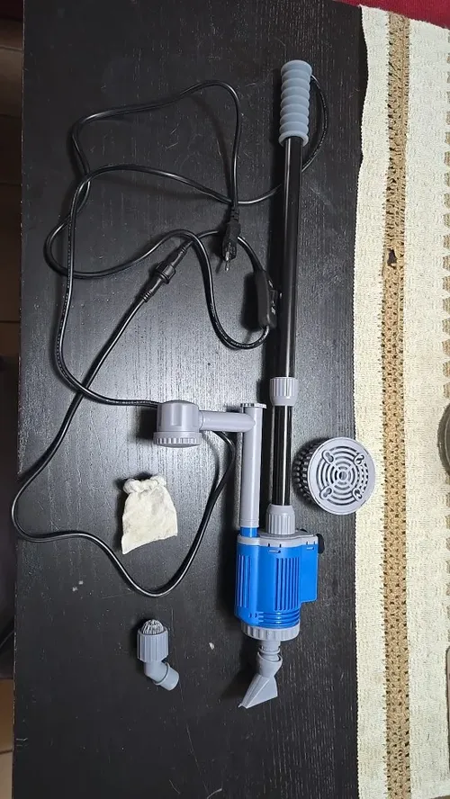 Electric Aquarium Water Change Pump with Gravel Cleaner photo review