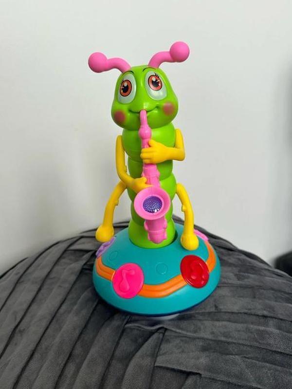 Electric Dancing Saxophone Caterpillar Toy With Lights And Music For Baby photo review