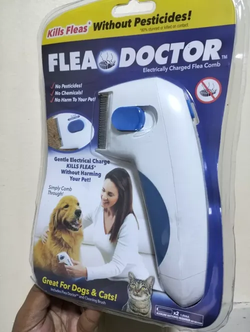 Electric Flea & Tick Comb For Cats Dogs, Electric Lice Remover photo review