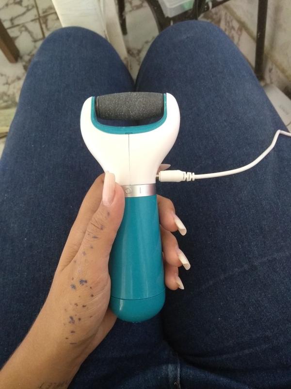 Electric Foot File Callus Remover, Pedicure Tool. photo review