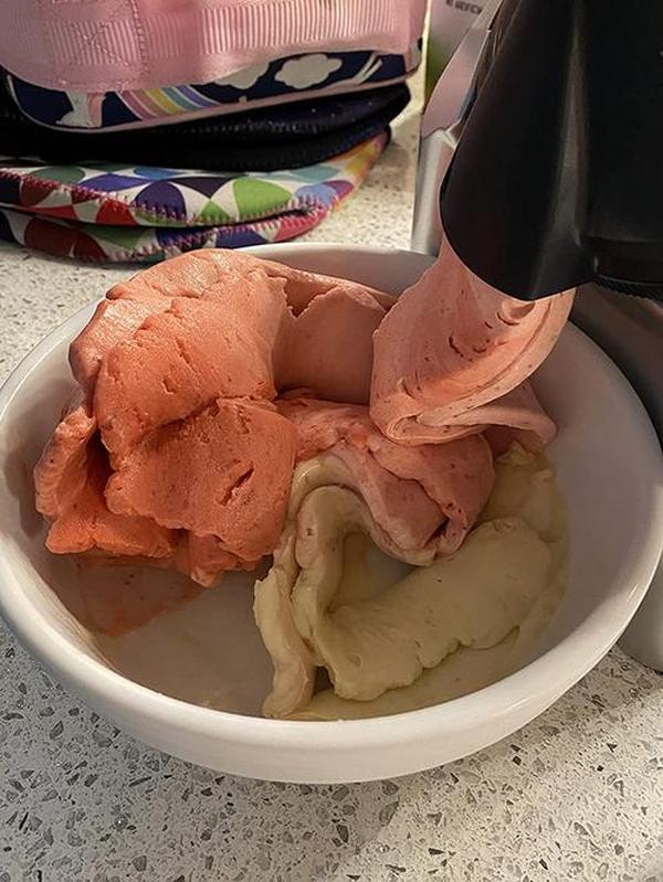 Electric Frozen Fruit Ice Cream Maker photo review