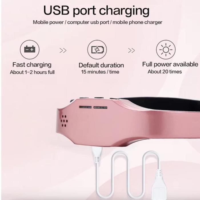 Electric Head Massager for Migraine &amp; Sleep Therapy Relief