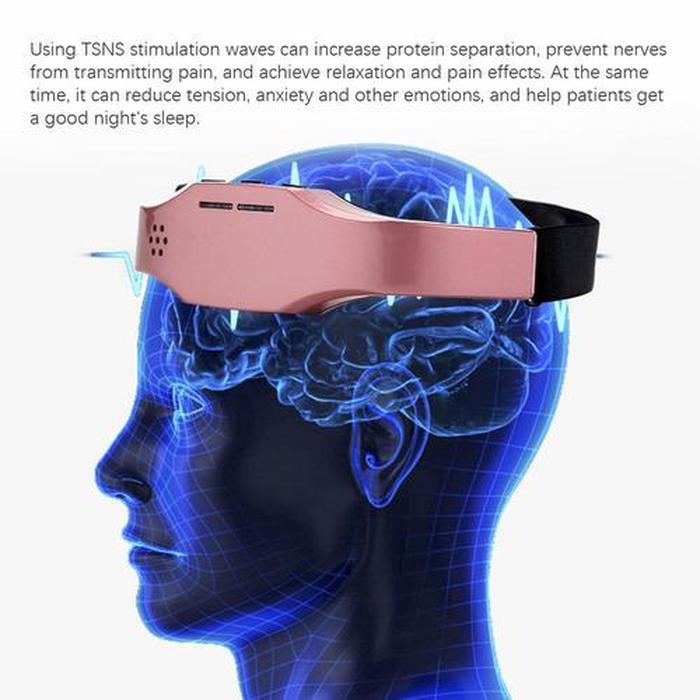 Electric Head Massager for Migraine &amp; Sleep Therapy Relief