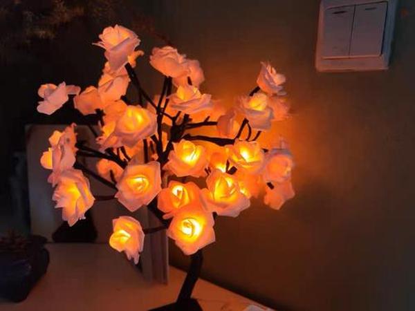 Enchanted Rose Tree Lamp photo review