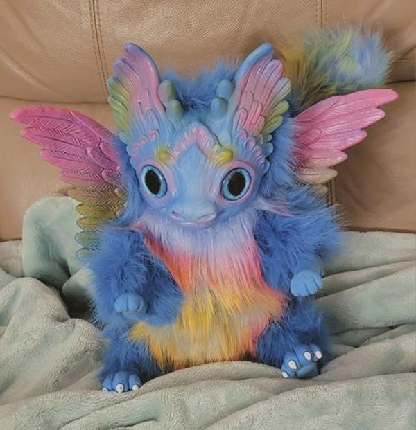 Fantasy Creature Horned Dragon Fantasy Dragon Plush Birthday Gift photo review