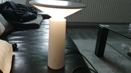 Fashionable Dimmable USB Rechargeable LED Table Lamp for Bedroom, Reading, and Night Light photo review