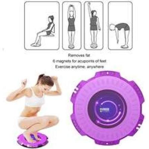 Fitness Yoga Twisting Plate, Twisting Disc Home Fitness Large Magnetic Therapy