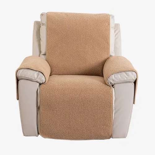 Fleece Recliner Furniture Slipcover with Pockets - Stylish and Functional