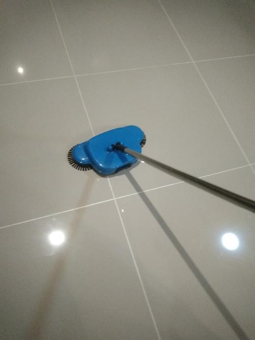 Floor Sweeper With 360° Rotating Brushes - Lazy hand Push Vacuum Cleaner photo review