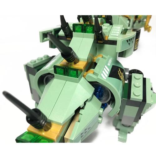 Flying Mecha Dragon Building Blocks: 3D Assembly Model Toys for Kids