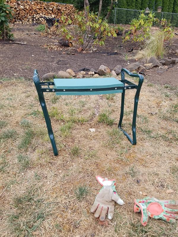 Garden Kneeler & Seat - Protect Your Knees, Clothes & Garden Tools photo review