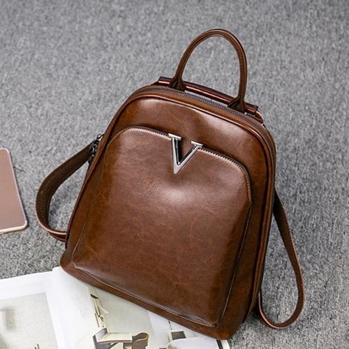 Genuine Leather Women's Backpack: Stylish, Durable, and Functional