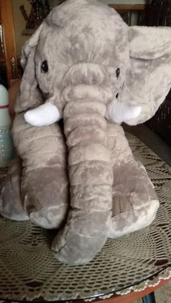 Giant Elephant Plush Toy Pillow for Baby photo review