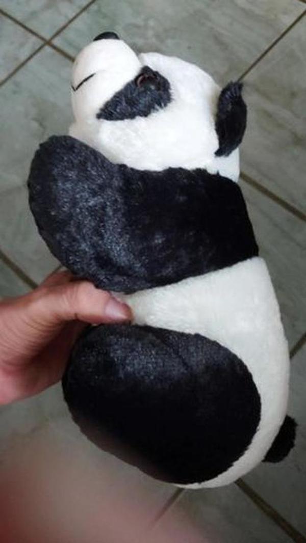 Cute Giant Panda Stuffed Animal Pillow – Soft Plush Doll Gift photo review