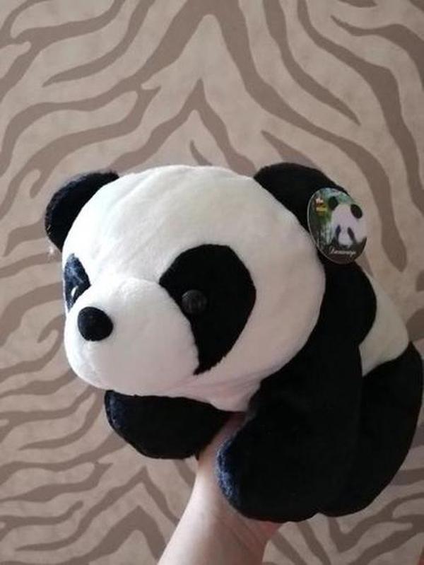 Cute Giant Panda Stuffed Animal Pillow – Soft Plush Doll Gift photo review