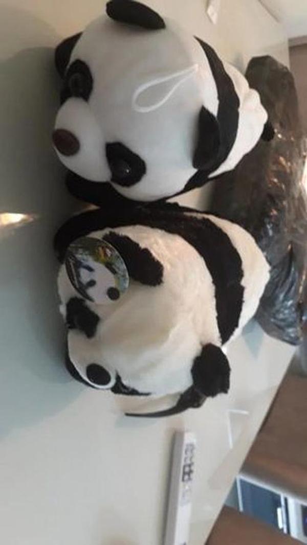 Cute Giant Panda Stuffed Animal Pillow – Soft Plush Doll Gift photo review