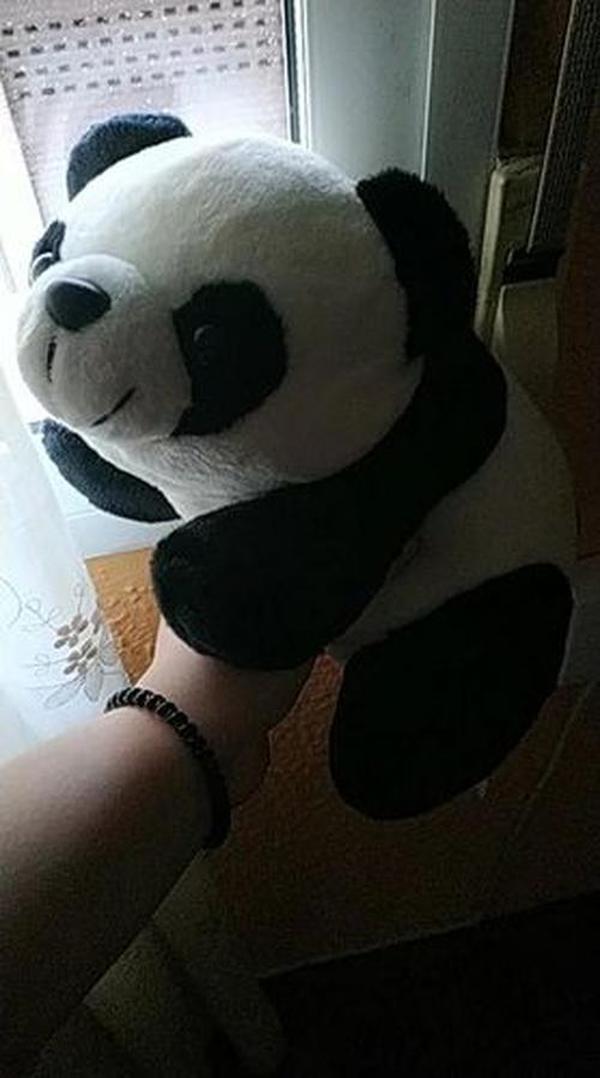 Cute Giant Panda Stuffed Animal Pillow – Soft Plush Doll Gift photo review