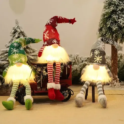 Glowing Christmas Dolls - Merry Christmas Home Decor