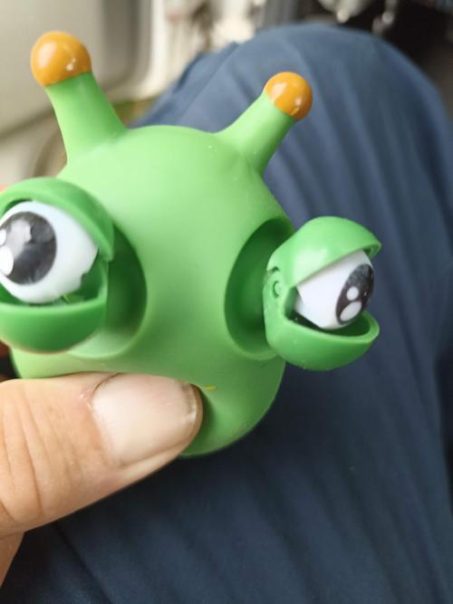 Green Bug Squeeze Toy with Grass Eyes - Sensory Toy for Kids and Adults photo review