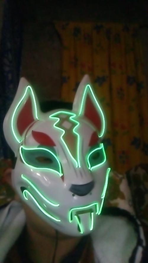 Halloween Fox Spirit Mask photo review