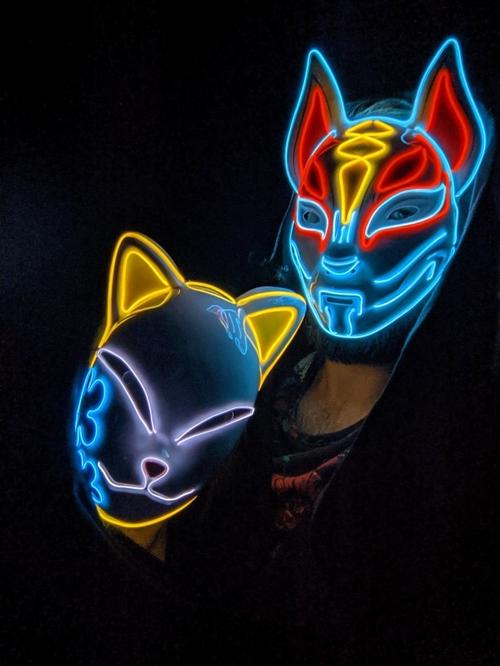 Halloween Fox Spirit Mask photo review