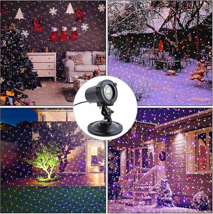 Halloween Outdoor Projection Light, Halloween Holographic Projector Light