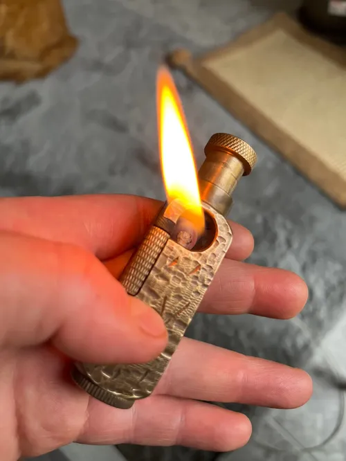 Hand Made Brass Trench Lighter photo review