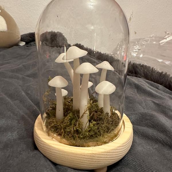 Handcraft Mushroom Night Light Kit, Retro Original LED Mushroom Night Light, Kids Decor, Christmas Gifts, AAA Battery photo review