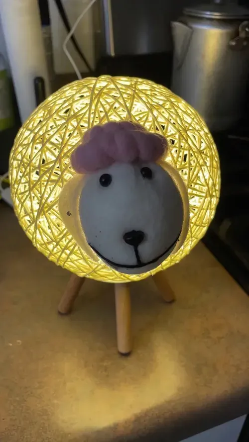 Handmade Kawaii Animal LED Night Light with Remote photo review