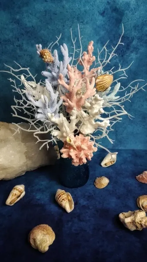 Handmade Resin Sea Wave Vase - Modern Home Decor photo review