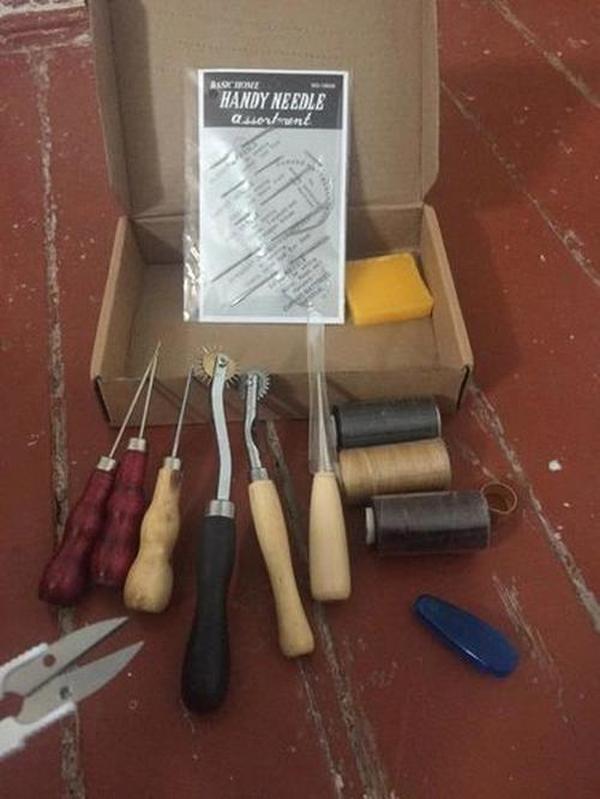 Handy Leather Working Tools Kit Craft Carving Punch Kit photo review