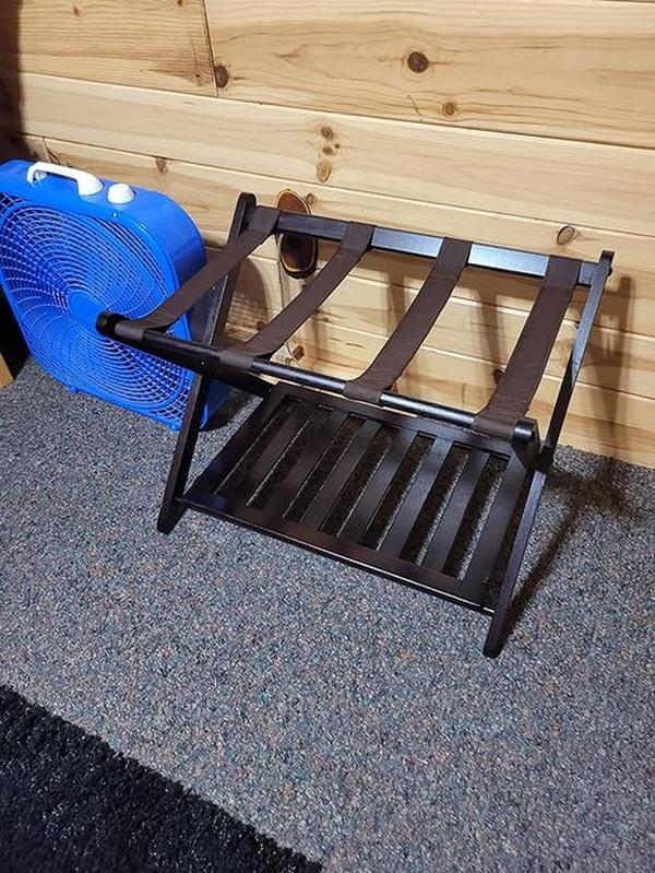 Heavy Duty Large Folding Luggage Holder Rack photo review