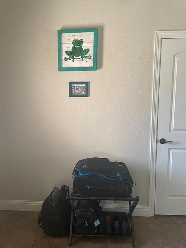 Heavy Duty Large Folding Luggage Holder Rack photo review