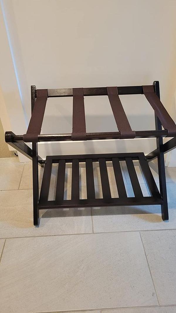 Heavy Duty Large Folding Luggage Holder Rack photo review