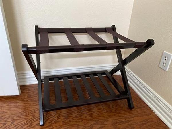 Heavy Duty Large Folding Luggage Holder Rack photo review