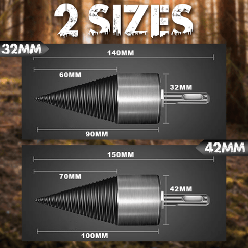 Heavy-Duty Shank Firewood Drill Bit