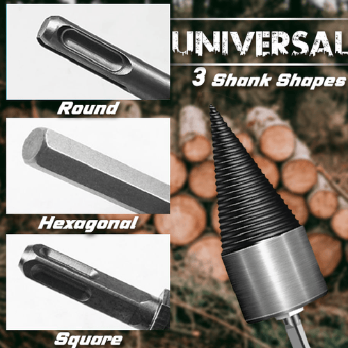 Heavy-Duty Shank Firewood Drill Bit