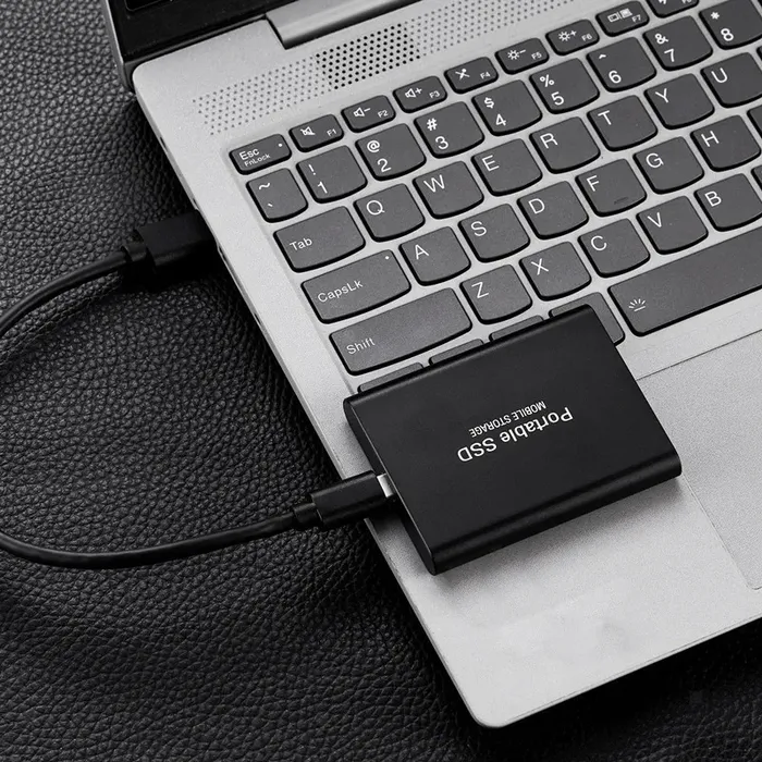 High-Speed Portable SSD External Hard Drive USB 3.1, Type-C, 256TB