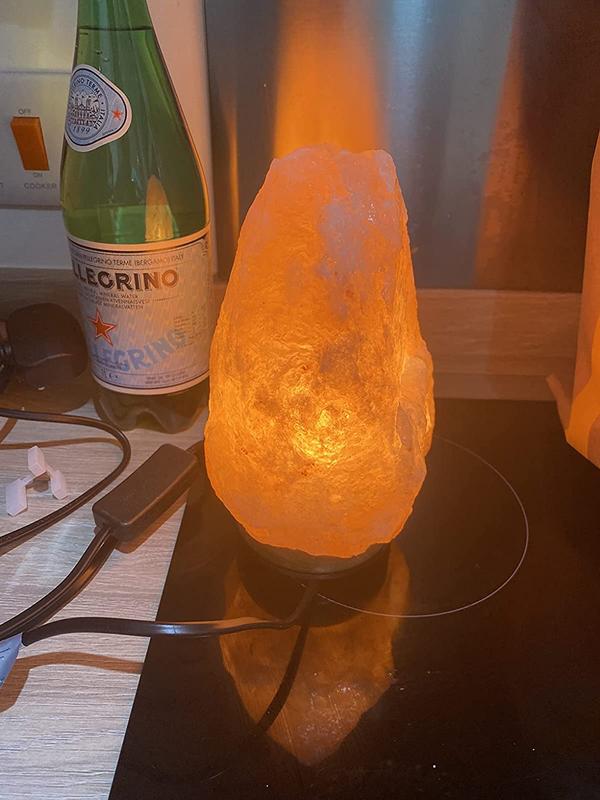 Himalayan Crystal Salt Wood Lamp photo review