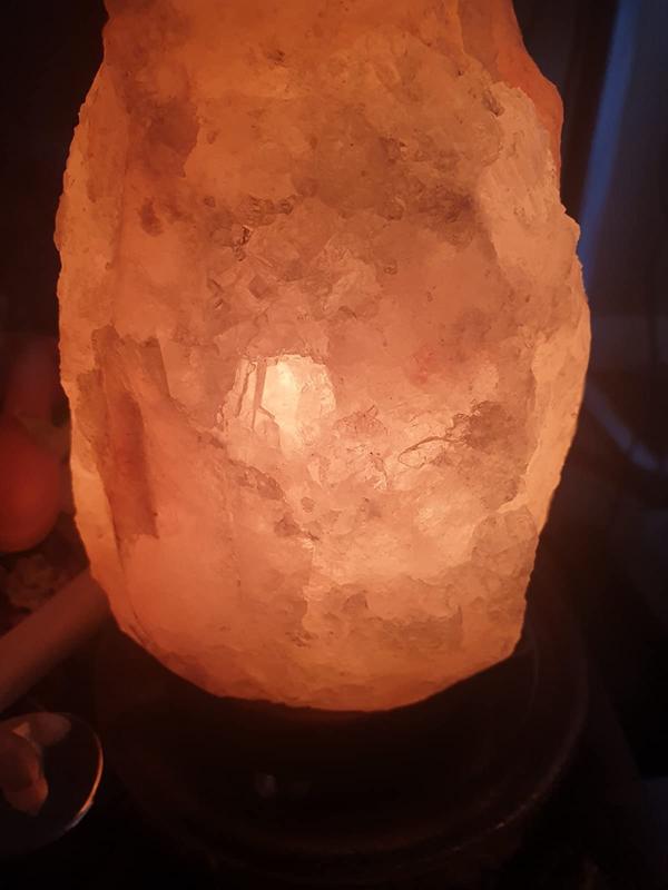 Himalayan Crystal Salt Wood Lamp photo review