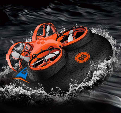 Hovercraft Drone For Air, Land &amp; Water 3-In-1