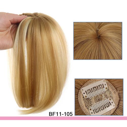 Human Hair Clip On Hair Topper Pieces For Women