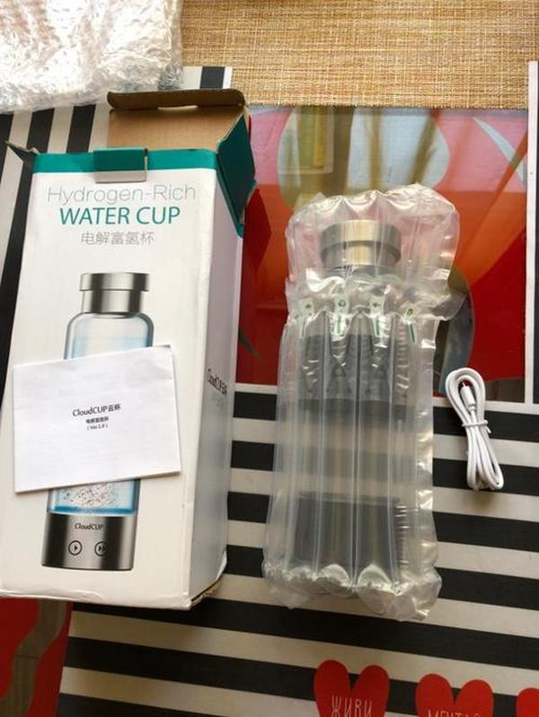 Hydrogen Rich Water Ionizer, Portable Smart Water Cup photo review