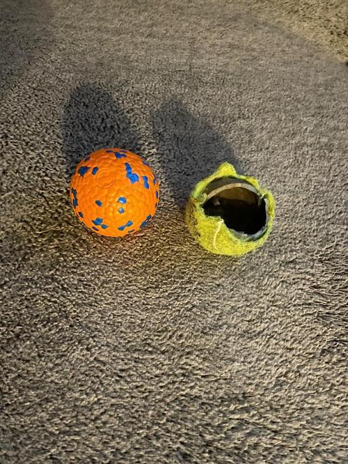 Interactive Dog Balls for Boredom & Stimulation, Safer for Aggressive Chewers photo review